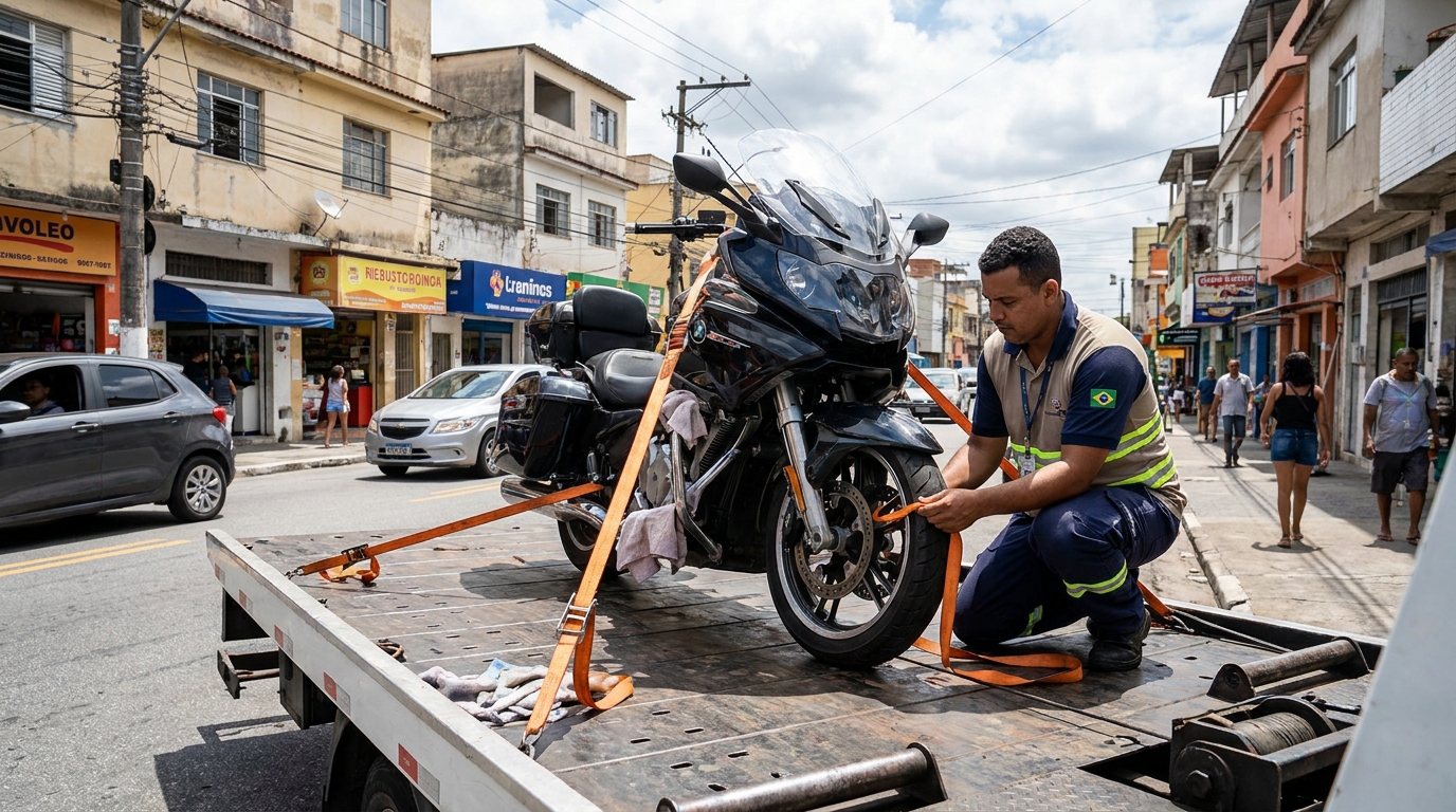 Remoção de Moto em Pane em Grajaú, Divinópolis‑MG